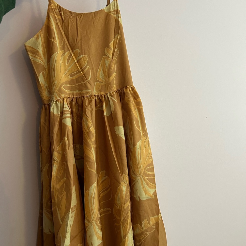 Joyfolie Size 8 Floral Yellow Kids Dress